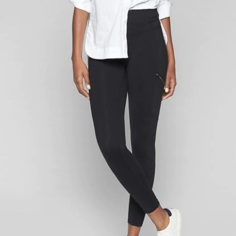 Athleta High Rise Metro Drifter Tights XXS Black